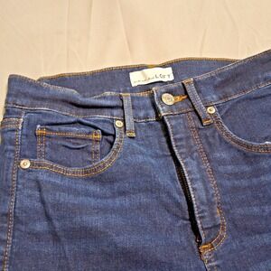 Loft The Skinny Womens Size 26W size 2 Slim Fit Jeans Dark Wash 5 Pocket Stretch
